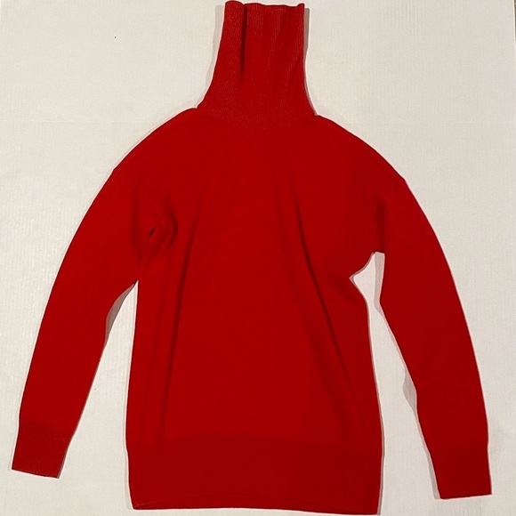 Everlane 100% Cashmere Turtleneck Sweater in Persimmon XS - Picture 4 of 4